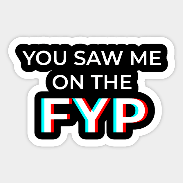 TikTok FYP Sticker by FunnyStylesShop